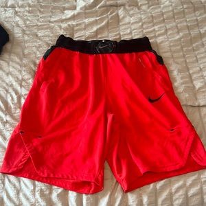 Nike red shorts